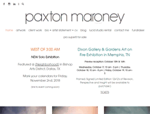 Tablet Screenshot of paxtonmaroney.com